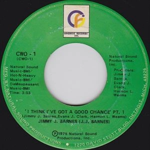 J.J. BARNES / J.J.バーンズ / I THINK I'VE GOT A GOOD CHANCE PT.1 / PT.2