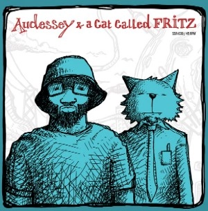 AUDESSEY & A CAT CALLED FRITZ / BY DESIGN/THE HOP (BLACK VINYL)