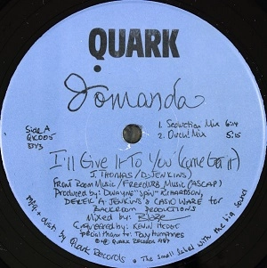 JOMANDA / ジョマンダ / I'LL GIVE IN TO YOU