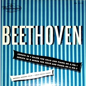 ANTONIO JANIGRO / アントニオ・ヤニグロ / BEETHOVEN: SONATA IN F MAJOR FOR CELLO AND PIANO, OP.5 NO.1 / SONATA  IN G MAJOR FOR CELLO AND PIANO, OP.5 NO.2