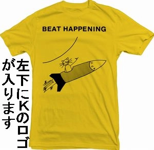 BEAT HAPPENING / ビート・ハプニング / SHIRT(YELLOW SMALL)