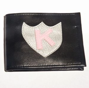 K RECORDS / BLACK WITH SILVER SHIELD