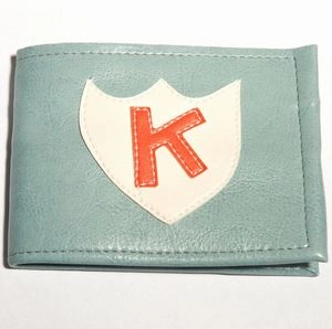 K RECORDS / BLUE WITH WHITE SHIELD