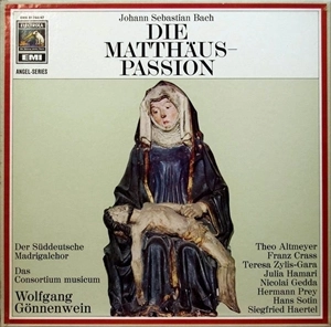 WOLFGANG GONNENWEIN / ウォルフガング・ゲンネンヴァイン / BACH: DIE MATTHAUS-PASSION
