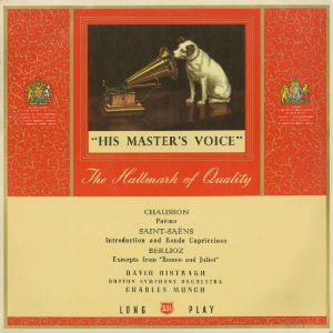 DAVID OISTRAKH / ダヴィド・オイストラフ / CHAUSSON: POEME / SAINT-SAENS: INTRODUCTION AND RONDO CAPRICCIOSO