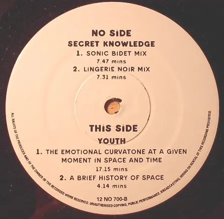 YOUTH / SECRET KNOWLEDGE