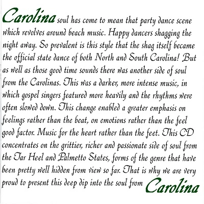 V.A. (A DEEP DIP INTO) / A DEEP DIP INTO CAROLINA SOUL