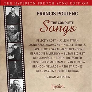 GRAHAM JOHNSON / グレアム・ジョンソン / POULENC: COMPLETE SONGS