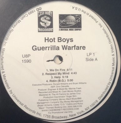 HOT BOYS / ホット・ボーイズ / GUERRILLA WARFARE