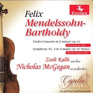 ZSOLT KALLO / ジョルト・カッロー / MENDELSSOHN: VIOLIN CONCERTO / SYMPHONY NO. 4