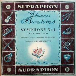 HERMANN ABENDROTH / ヘルマン・アーベントロート / BRAHMS: SYMPHONY NO. 1
