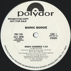 BIONIC BOOGIE / バイオニック・ブギー / RISKY CHANGES