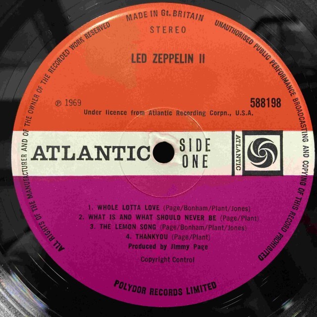 LED ZEPPELIN II / LED ZEPPELIN II / LED ZEPPELIN / レッド