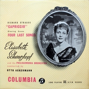 ELISABETH SCHWARZKOPF / エリーザベト・シュヴァルツコップ / STRAUSS:"CAPRICCIO" CLOSING SCENE / FOUR LAST SONGS