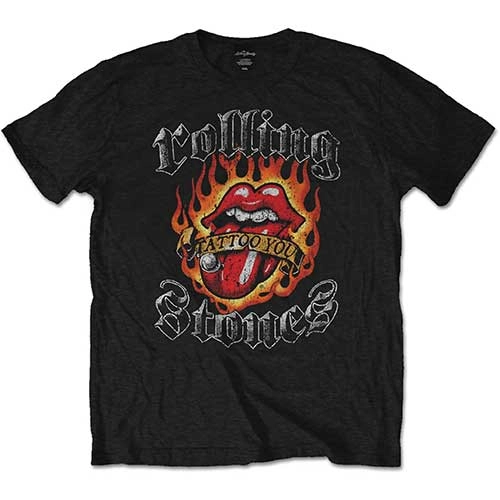 ROLLING STONES / ローリング・ストーンズ / RS FLAMING TATTOO TONGUE T-SHIRT MS