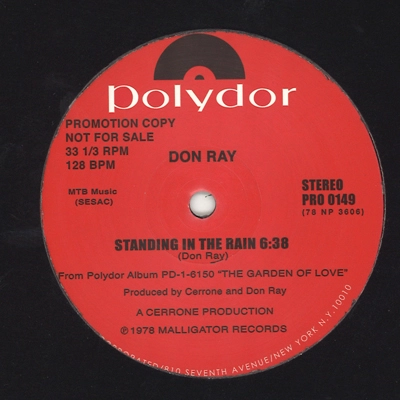 DON RAY / ドン・レイ / STANDING IN THE RAIN + GOT TO HAVE LOVING