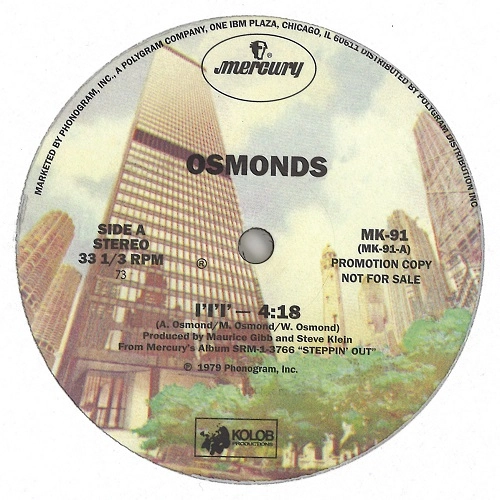 OSMONDS & JIMMY OSMOND / オズモンズ / I, I, I, + YOU'RE MINE