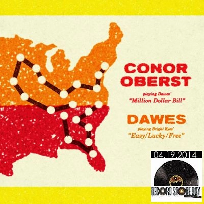 DAWES / CONOR OBERST / SPLIT (7")
