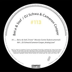 BET.E & STEF/DJ SCHWA & CAMERON COOPER / COMPOST BLACK LABEL#113