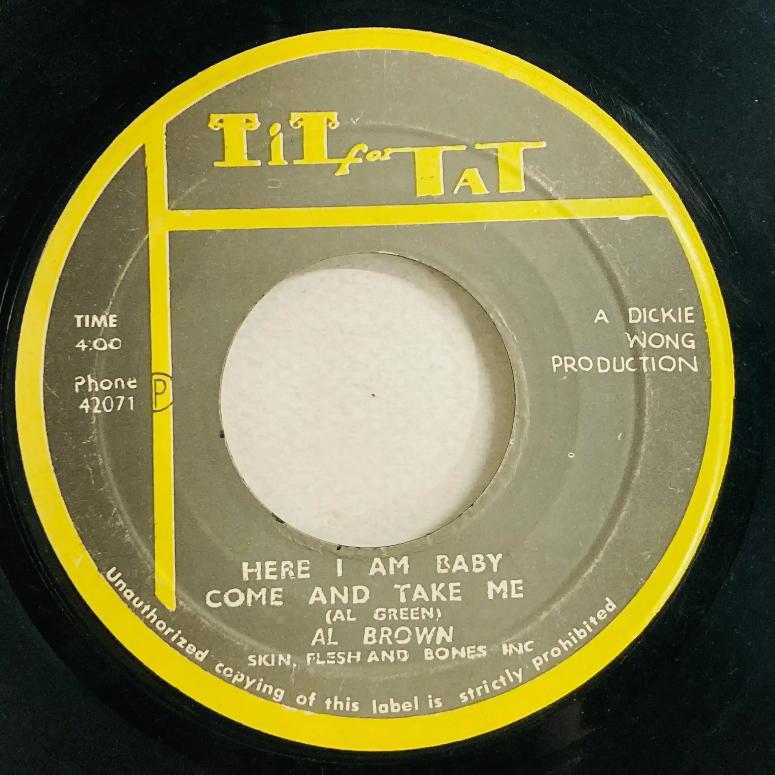 AL BROWN / アル・ブラウン / HERE I AM BABY