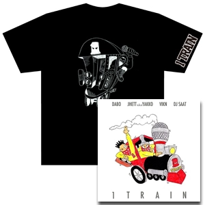 V.A.(DABO,JHETTO a.k.a YAKKO,VIKN,DJ SAAT) / 1 TRAIN ★ユニオン限定T-SHIRTS付セットSサイズ