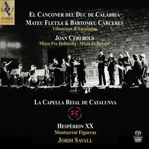 JORDI SAVALL / ジョルディ・サヴァール / EL CANCONER DEL DUC DE CALABRIA