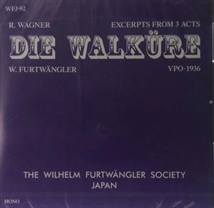 WILHELM FURTWANGLER / ヴィルヘルム・フルトヴェングラー / ワーグナー: ワルキューレ