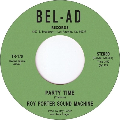 ROY PORTER SOUND MACHINE / ロイ・ポーター・サウンド・マシーン / "PARTY TIME + OUT ON THE TOWN TONIGHT (7"")"