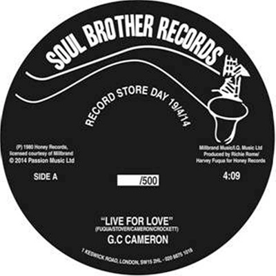 G.C. CAMERON / G.C.キャメロン / LIVE FOR LOVE + LOVE JUST AIN'T NO FUN