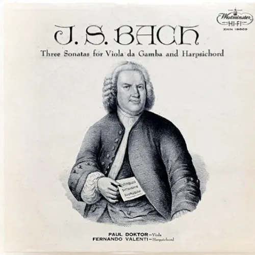 PAUL DOKTOR / パウル・ドクトール / BACH: THREE SONATAS FOR VIOLA DE GAMBA AND HARPSICHORD
