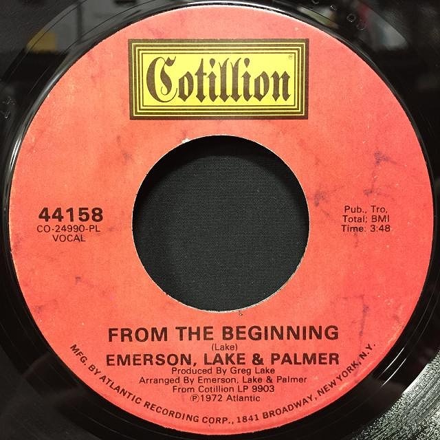 EMERSON, LAKE & PALMER / エマーソン・レイク&パーマー / FROM THE BEGINNING