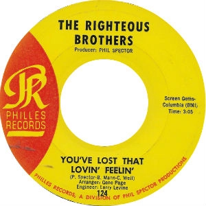 RIGHTEOUS BROTHERS / ライチャス・ブラザーズ / YOU'VE LOST THAT LOVIN' FEELIN'