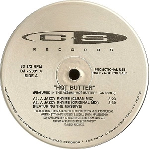 HOT BUTTER (HIP HOP) / JAZZY RHYME -PROMOTIONAL COPY-