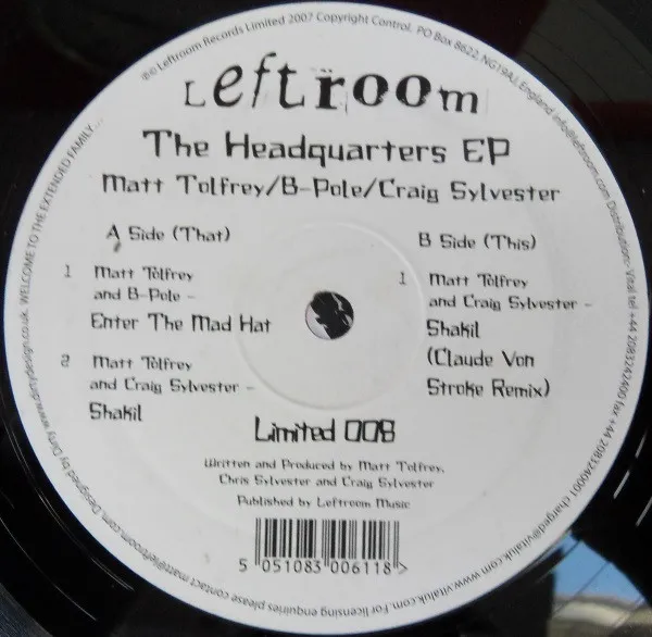 V.A. / オムニバス / HEADQUARTERS EP