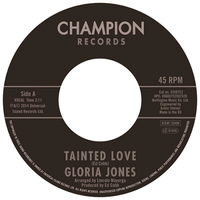 GLORIA JONES / グロリア・ジョーンズ / TAINTED LOVE