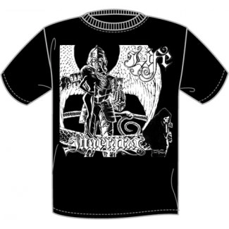 LIFE (JPN/PUNK) / Ｍ／ブラック／ウォーニングＴシャツ / M/NATURAL/WARNING T-SHIRTS