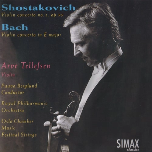 ARVE TELLEFSEN / アルヴェ・テレフセン / SHOSTAKOVICH:VIOLIN CONCERTO NO.1/BACH:VIOLIN CONCERTO NO.2