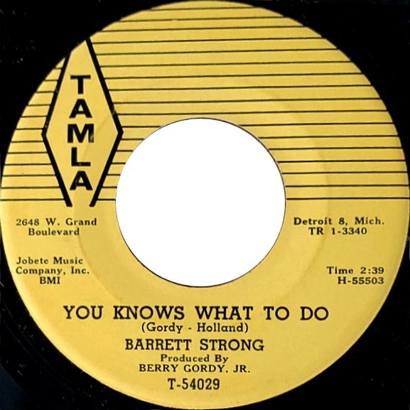 BARRETT STRONG / バレット・ストロング / YOU KNOW WHAT TO DO