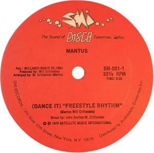 MANTUS / マンタス / (DANCE IT) FREESTYLE RHYTHM