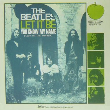 BEATLES / ビートルズ / SINGLE COASTER - THE BEATLES (LET IT BE SINGLE)*