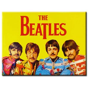 BEATLES / ビートルズ / METAL MAGNET - THE BEATLES (SGT PEPPER YELLOW)