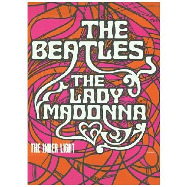 BEATLES / ビートルズ / METAL MAGNET - THE BEATLES (LADY MADONNA)*