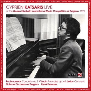 CYPRIEN KATSARIS / シプリアン・カツァリス / RACHMANINOV:PIANO CONCERTO NO.3,ETC-LIVE AT THE QUEEN ELISABETH INTERNATIONAL MUSIC COMPETITION OF BELGUIM 1972