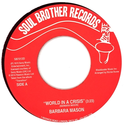BARBARA MASON / バーバラ・メイソン / WORLD IN A CRISIS + GIVE ME YOUR LOVE