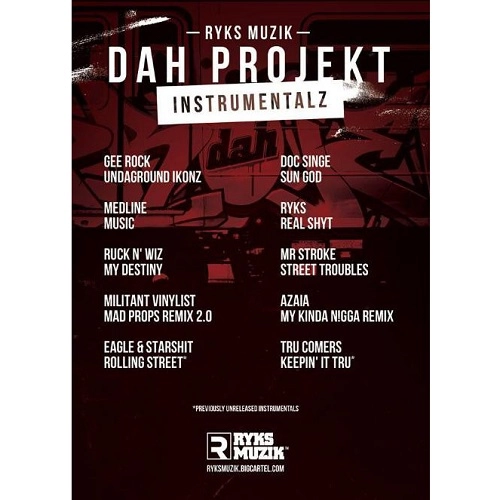 RYKS MUZIK / DAH PROJEKT INSTRUMENTALZ