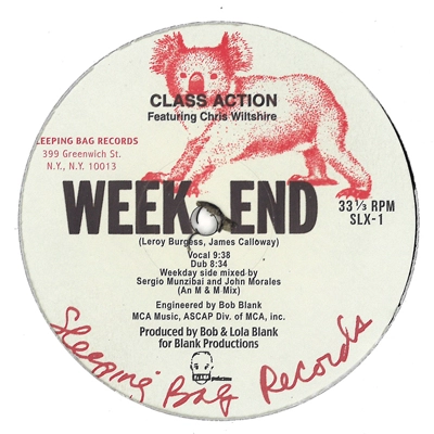 CLASS ACTION / WEEKEND (INC. LARRY LEVAN REMIX)