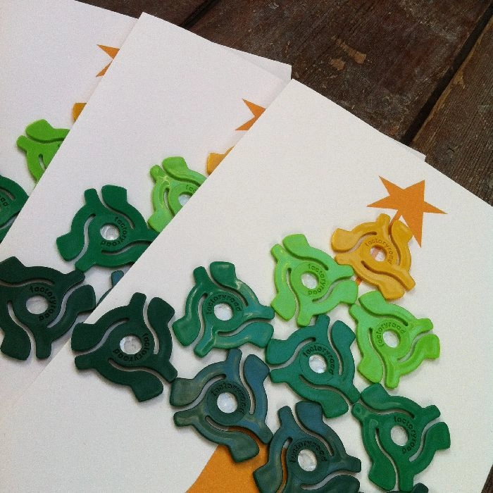 CHRISTMAS CARD WITH 7" ADAPTOR / CHRISTMAS TREE
