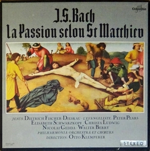 OTTO KLEMPERER / オットー・クレンペラー / BACH: LA PASSION SELON SAINT MATTHIEU