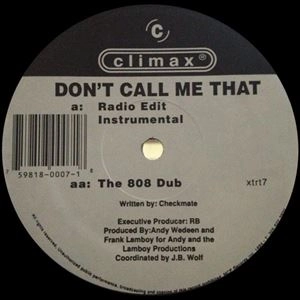 V.A. / オムニバス / DON'T CALL ME THAT / DONT CALL ME THAT