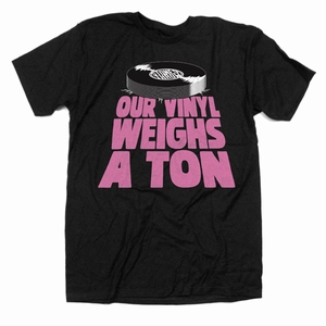 V.A. (OUR VINYL WEIGHS A TON :: THIS IS STONES THROW RECORDS) / アワ・ヴァイナル・ウェイツ・アトン / ストーンズスロウレコーズノキセキ / OUR VINYL WEIGHS A TON TEE (BLACK) SIZE M / SIZE M OUR VINYL WEIGHS A TON TEE (BLACK)